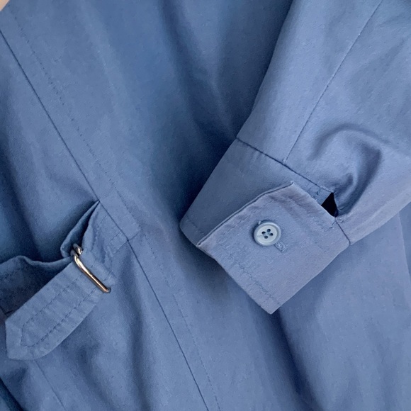 LONDON FOG Vintage Men’s Slate Blue Water Repellent Jacket - Picture 4 of 6